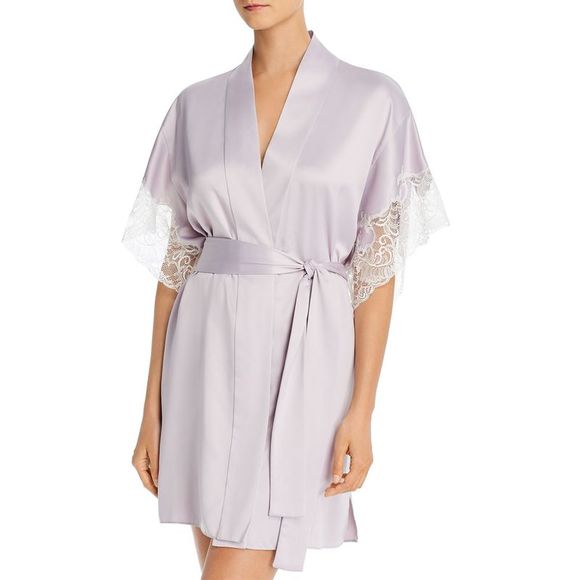 Natori Plume Satin Wrap Womens Size X-Large - Picture 2 of 2